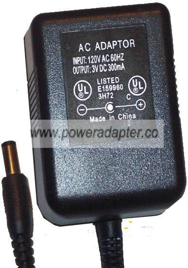 E159960 AC ADAPTER 3VDC300mA POWER SUPPLY Sima E159960 AC ADAPTER 3VDC300mA POWER SUPPLY Sima