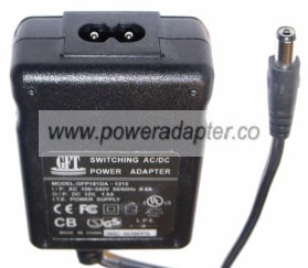 GFT GFP181DA-1215 AC ADAPTER 12V DC 1.5A POWER SUPPLY GFT GFP181DA-1215 AC ADAPTER 12V DC 1.5A POWER SUPPLY