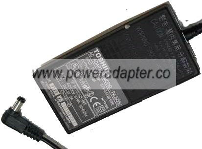 TOSHIBA PA2500U AC ADAPTER 15V 2A NEW 3.1 x 6.5 x 9.8mm 90 DEGR TOSHIBA PA2500U AC ADAPTER 15V 2A NEW 3.1 x 6.5 x 9.8mm 90 DEGR