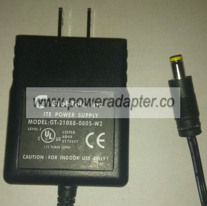 GLOBTEK GT-21088-0805-W2 AC ADAPTER 5VDC 1.5A 7.5W NEW GLOBTEK GT-21088-0805-W2 AC ADAPTER 5VDC 1.5A 7.5W NEW