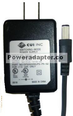 CUI INC EUA-101W-05 AC ADAPTER 5VDC 2A 2x5.5mm Used 100-240vac D CUI INC EUA-101W-05 AC ADAPTER 5VDC 2A 2x5.5mm Used 100-240vac D