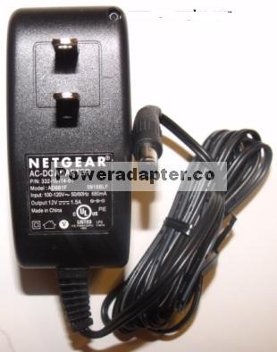 NETGEAR AD661F AC ADAPTER 12Vdc 1.5A 100 - 120VAC ~ 50/60Hz 6 NETGEAR AD661F AC ADAPTER 12Vdc 1.5A 100 - 120VAC ~ 50/60Hz 6