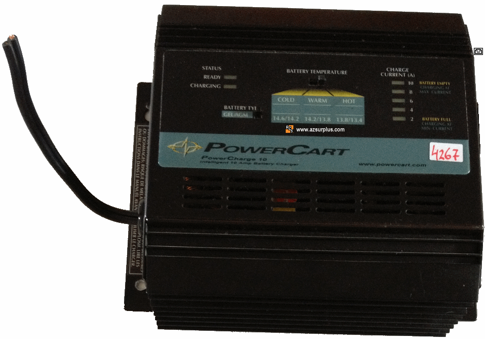Powercart Powercharger 10 Power Supply IndustrialBattery Charger Powercart Powercharger 10 Power Supply IndustrialBattery Charger