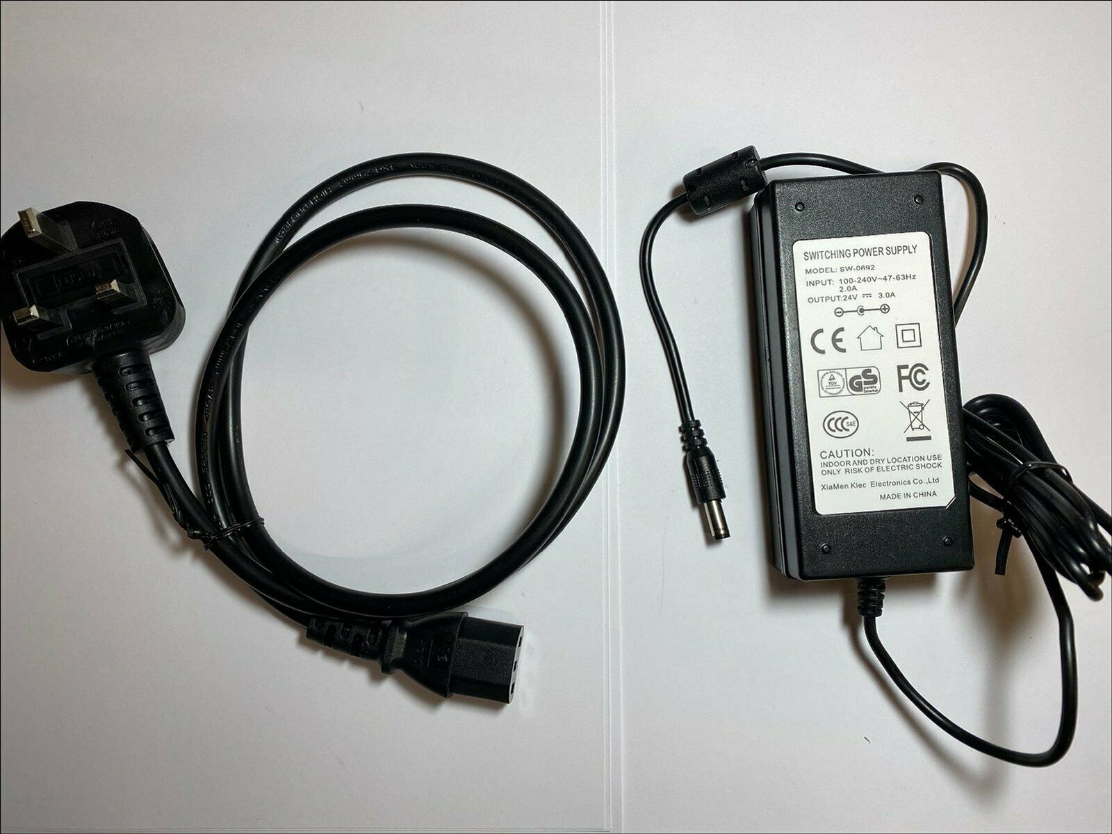 Replacement for 26V 2.3A AC-DC Adaptor Power Supply 4 Tunturi E80 Exercise Bike Voltage: 24V Output Current: 3A Bu Replacement for 26V 2.3A AC-DC Adaptor Power Supply 4 Tunturi E80 Exercise Bike Voltage: 24V Output Current: 3A Bu