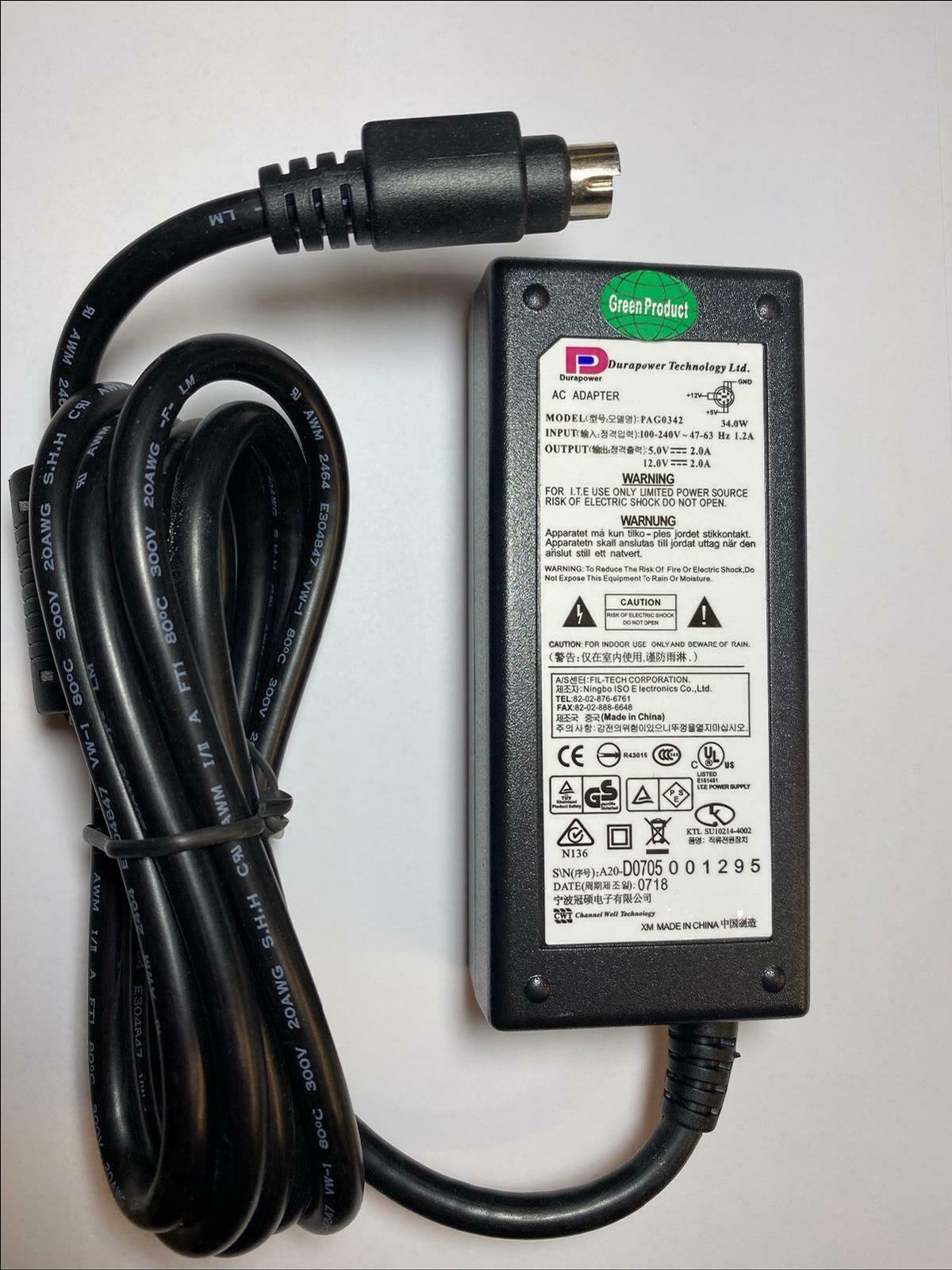 Replacement SPP34-12.0/5.0-2000 Power Supply 6 Pin for External Hard Drives Type: Power Adapter Manufacturer Warranty Replacement SPP34-12.0/5.0-2000 Power Supply 6 Pin for External Hard Drives Type: Power Adapter Manufacturer Warranty