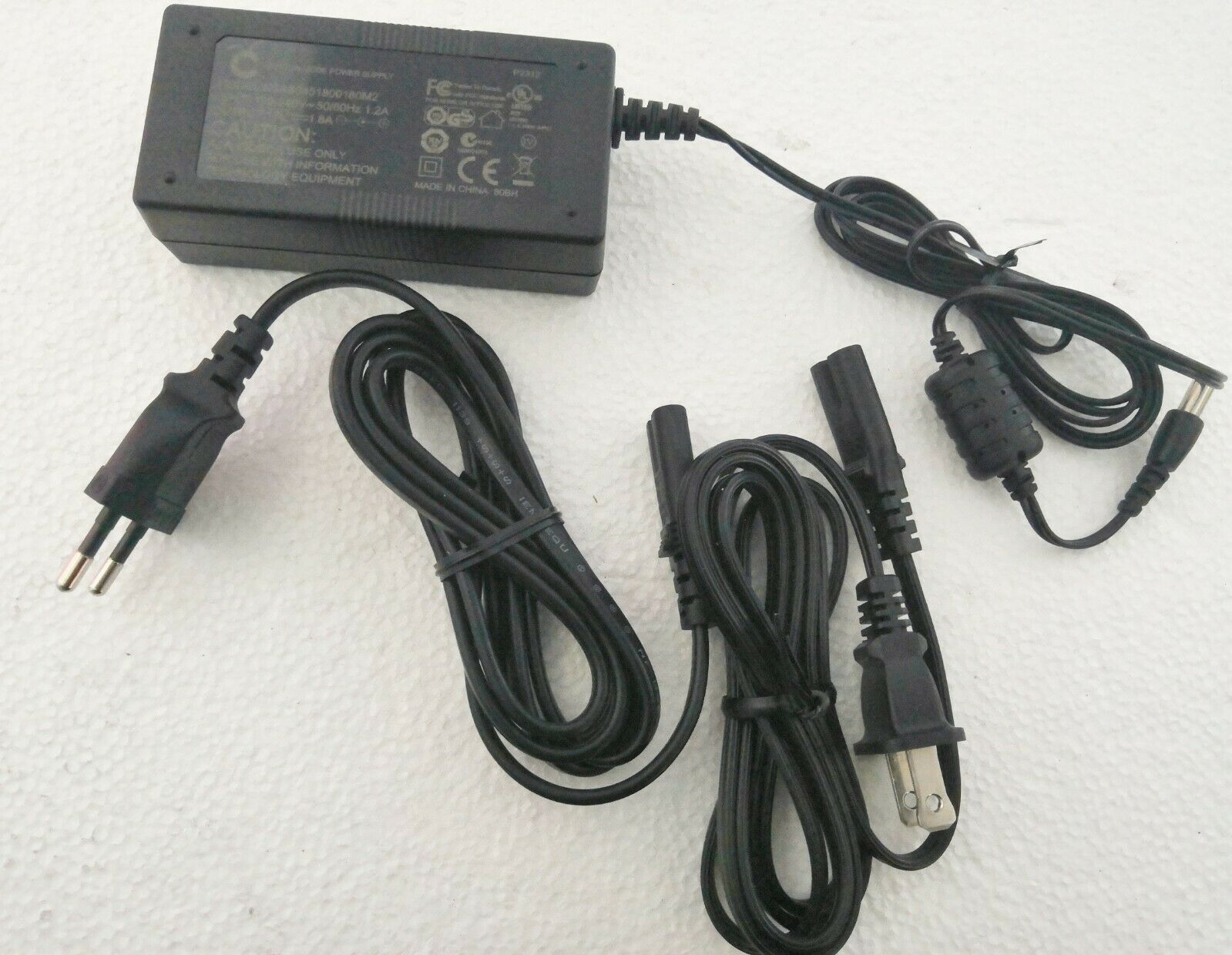 New Original Cricut Power Supply 18V 1.8a for ALL Cricut Machines (both US&Europe) Compatible Brand: Universal Comp New Original Cricut Power Supply 18V 1.8a for ALL Cricut Machines (both US&Europe) Compatible Brand: Universal Comp
