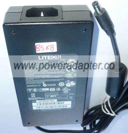 LITEON PA-1600-2A-LF AC ADAPTER 12VDC 5A USED -(+) 2.5x5.5x9.7mm LITEON PA-1600-2A-LF AC ADAPTER 12VDC 5A USED -(+) 2.5x5.5x9.7mm