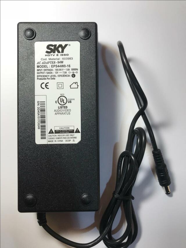 SKY AC ADAPTER 12.0V 5.0A 60 Watts AC-DC Adaptor Power Supply for Model PAA060 Type: Switching Adaptor Max. Output Pow SKY AC ADAPTER 12.0V 5.0A 60 Watts AC-DC Adaptor Power Supply for Model PAA060 Type: Switching Adaptor Max. Output Pow