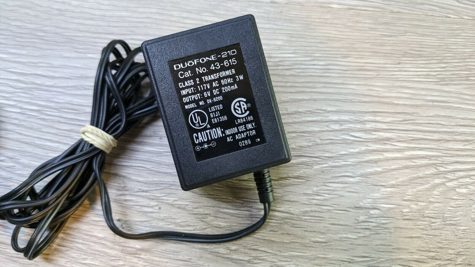 Duofone AC Adapter 43-615A 9VDC 300ma Power Adapter Type: AC/AC Adapter Features: Powered MPN: 43-398A, 43-399A 9 Duofone AC Adapter 43-615A 9VDC 300ma Power Adapter Type: AC/AC Adapter Features: Powered MPN: 43-398A, 43-399A 9