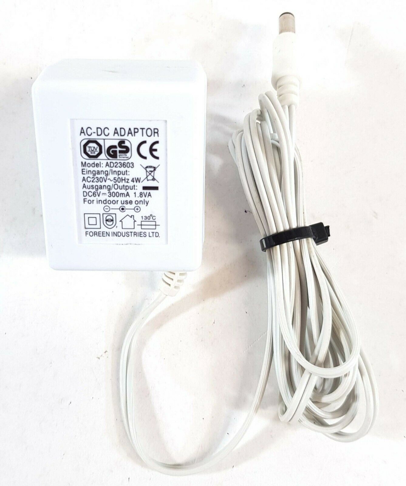 Foreen AD23603 AC-DC adaptateur d'alimentation 6 V 300 mA Original Genuine Supply Custom Bundle: No MPN: AD23603 Vol Foreen AD23603 AC-DC adaptateur d'alimentation 6 V 300 mA Original Genuine Supply Custom Bundle: No MPN: AD23603 Vol