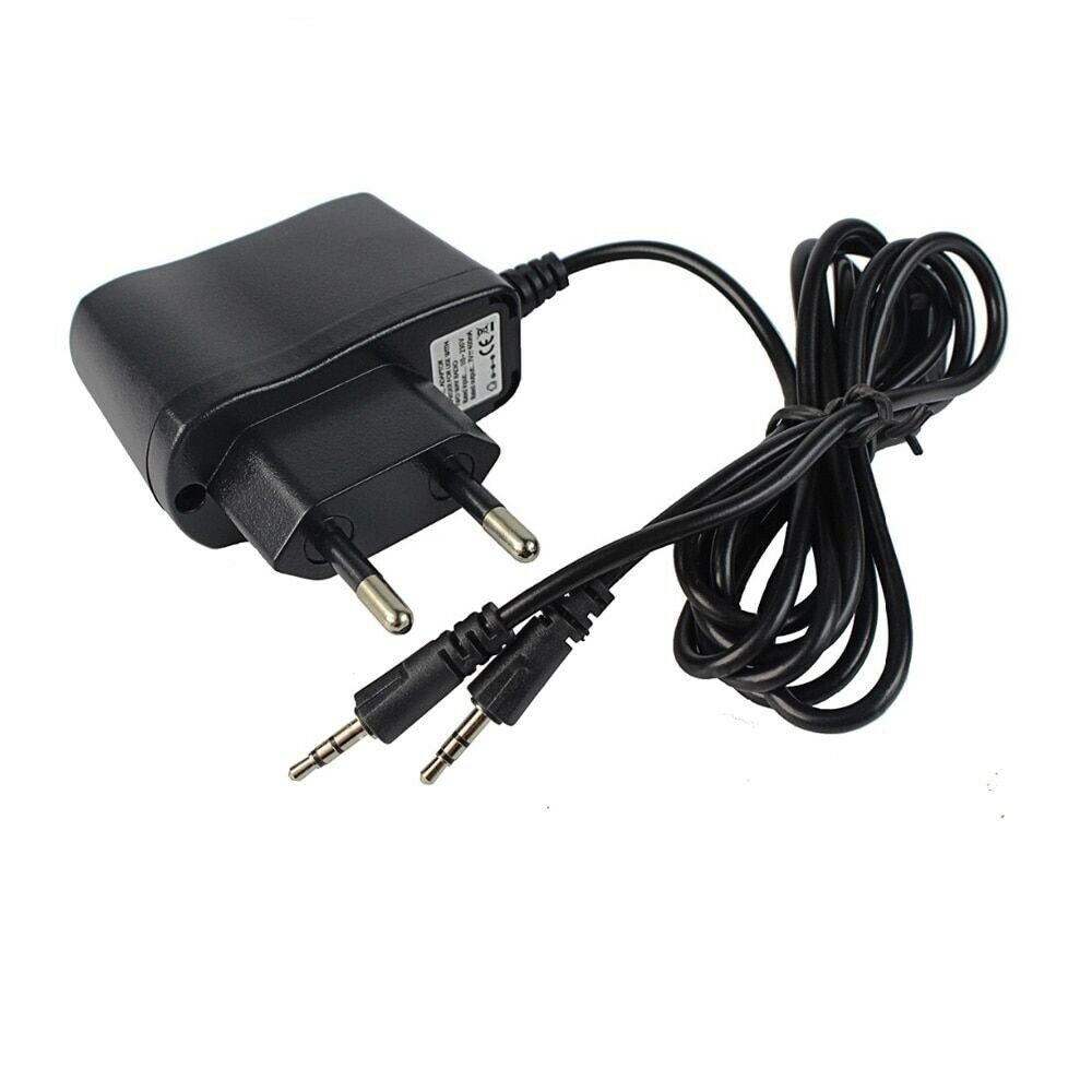 Kids Walkie Talkie Charger Adapter 2 in 1 Input 110-240V Output 5V 1A AC RT388 Connector A: 2.5 mm Male Connector B: Kids Walkie Talkie Charger Adapter 2 in 1 Input 110-240V Output 5V 1A AC RT388 Connector A: 2.5 mm Male Connector B: