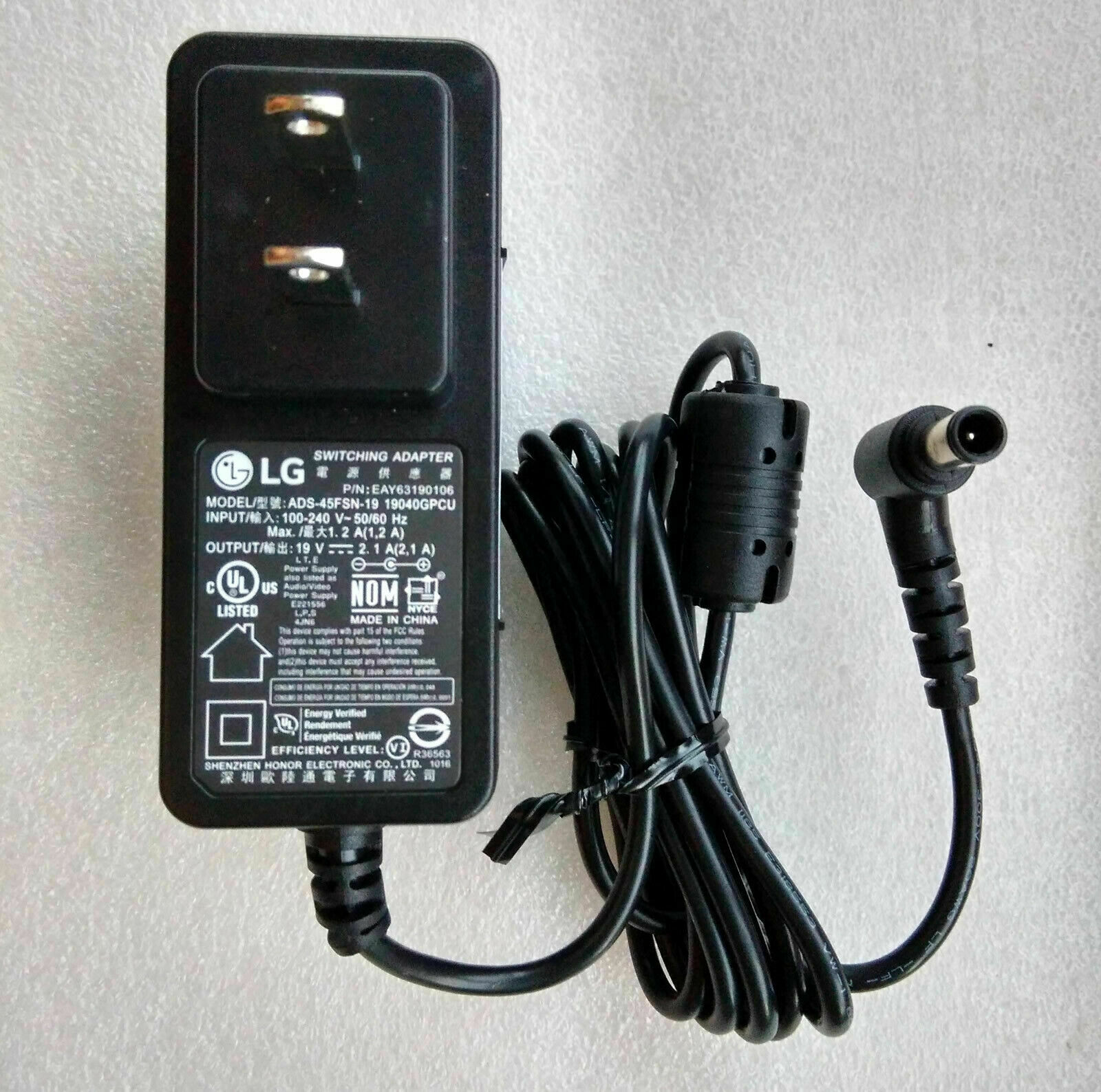 LG AC Adapter 4 34WL85C-B 34BL85C-B LED Monitor Power Supply Cord Charger Adapter for for: LG AC Adapter 4 34WL85C-B 3 LG AC Adapter 4 34WL85C-B 34BL85C-B LED Monitor Power Supply Cord Charger Adapter for for: LG AC Adapter 4 34WL85C-B 3