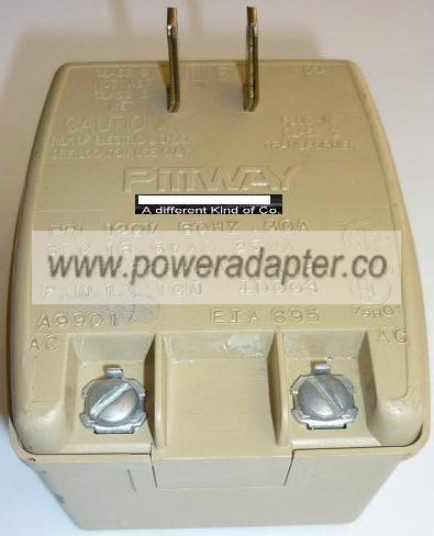 PITTWAY BE154625AAA AC ADAPTER 16.5VAC 25VA USED PLUG-IN CLASS PITTWAY BE154625AAA AC ADAPTER 16.5VAC 25VA USED PLUG-IN CLASS
