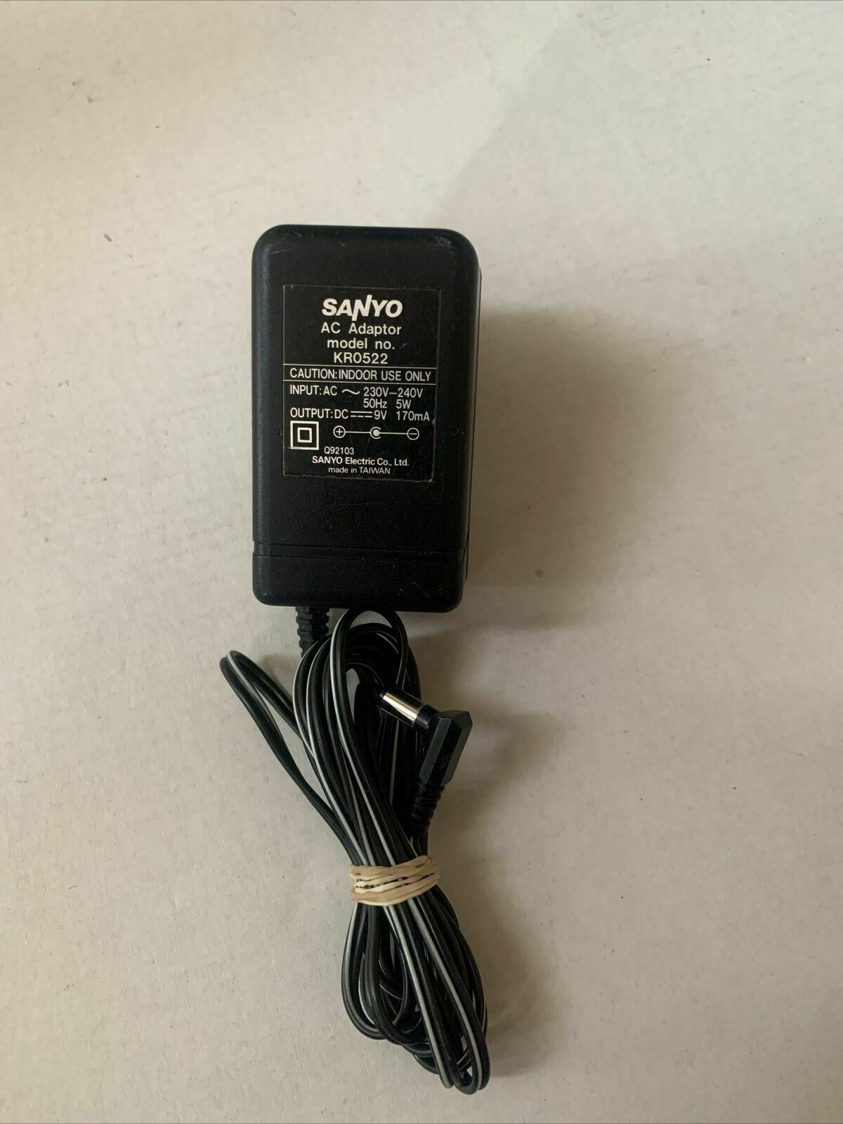 Genuine SANYO KR0522 AC Adaptor 9v 170mA Power Supply Colour: Black Compatible Brand: For Sanyo Type: AC/DC Adapte Genuine SANYO KR0522 AC Adaptor 9v 170mA Power Supply Colour: Black Compatible Brand: For Sanyo Type: AC/DC Adapte