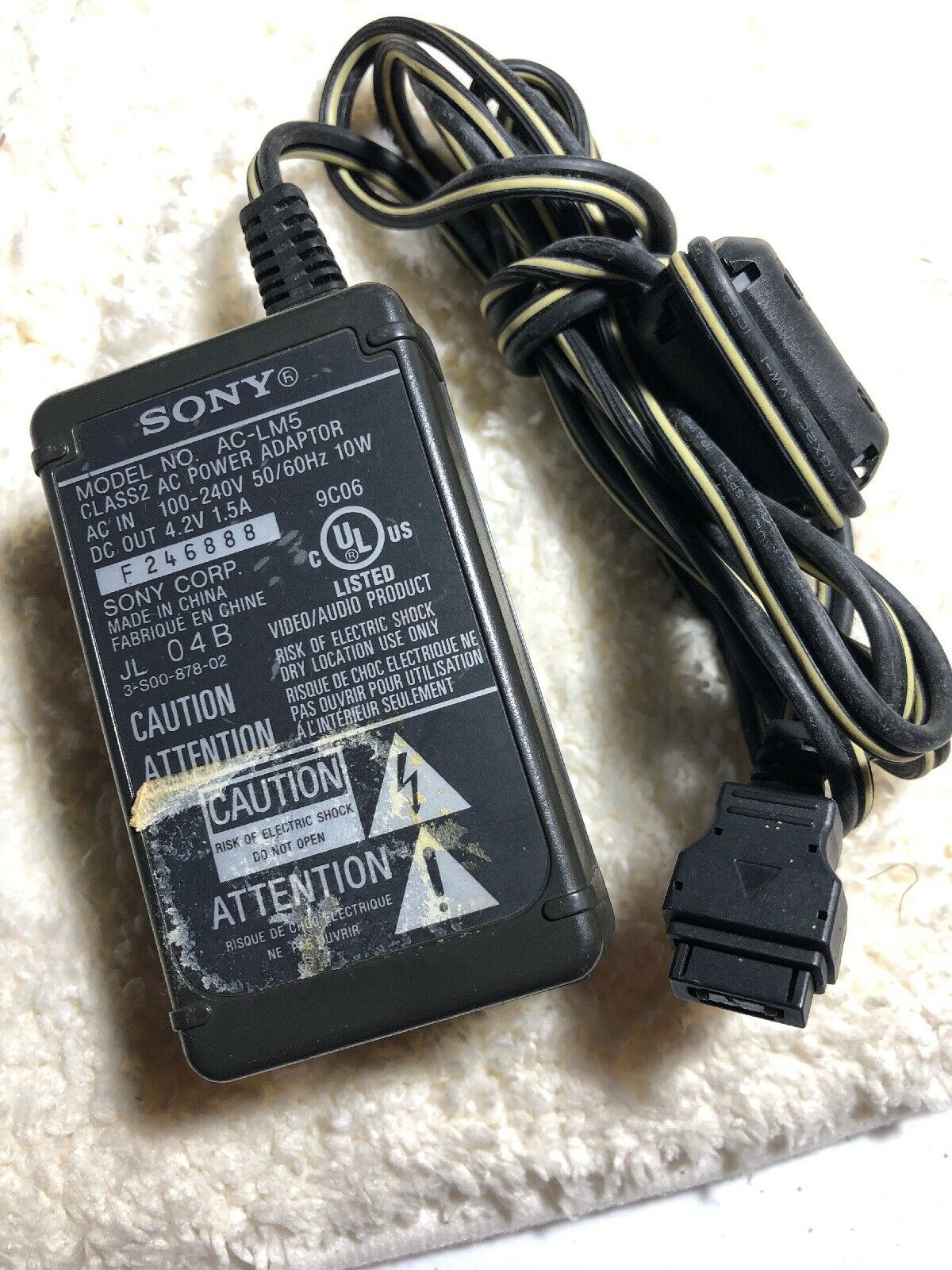 Sony AC-LM5A Camera AC Adapter DC 4.2V 1.5A Power Supply Charger US Seller Sony AC-LM5A Camera AC Adapter DC 4.2V 1.5 Sony AC-LM5A Camera AC Adapter DC 4.2V 1.5A Power Supply Charger US Seller Sony AC-LM5A Camera AC Adapter DC 4.2V 1.5