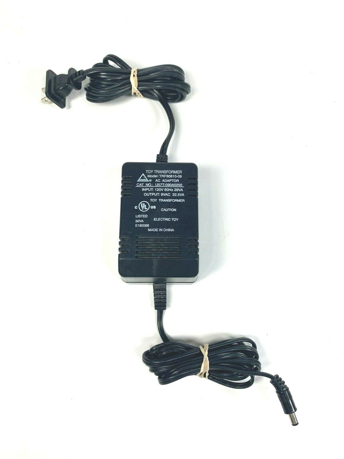 Toymax Toy Transformer AC Adapter Power Supply TRF-80810-09 / OUT 9VAC 22.5VA Country/Region of Manufacture: China M Toymax Toy Transformer AC Adapter Power Supply TRF-80810-09 / OUT 9VAC 22.5VA Country/Region of Manufacture: China M
