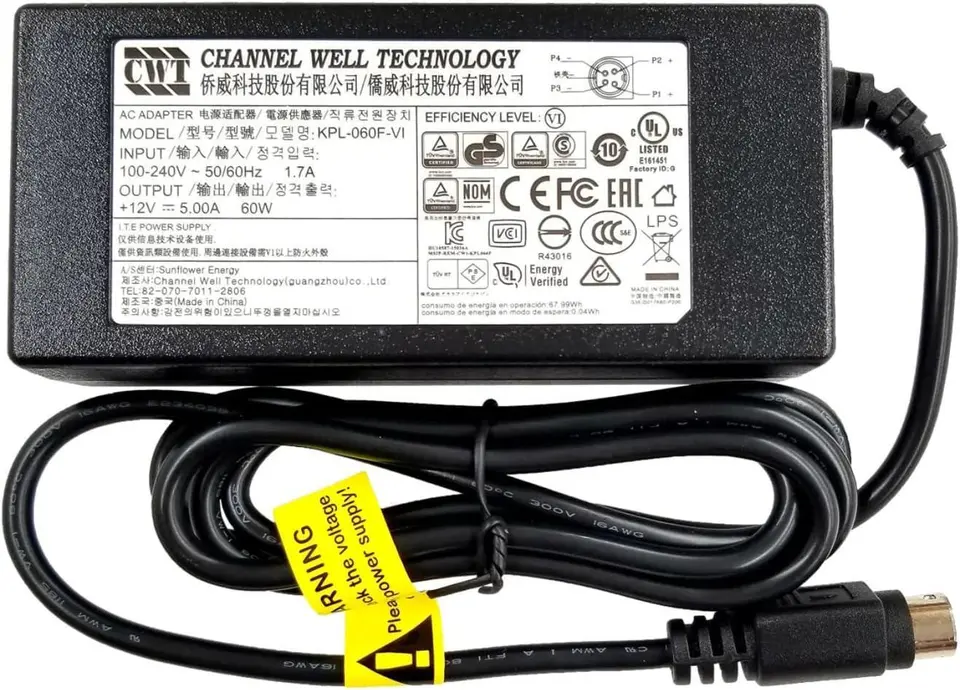 KPL-040F-VI 4-Pin Power Adapter 40W 12V 3.33A for 7808HGH/7816HGH/7216HQHI-K1 Compatible Brand Universal Brand Unbrande KPL-040F-VI 4-Pin Power Adapter 40W 12V 3.33A for 7808HGH/7816HGH/7216HQHI-K1 Compatible Brand Universal Brand Unbrande