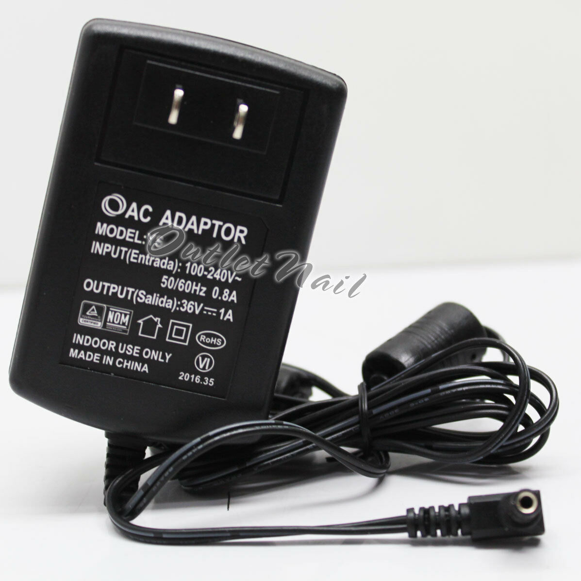 AUTHENTIC AC Adapter Geniune YS35-3601000U 36V 1A for US Plug CND LED Lamp 90200 Model: Authentic Adapter of CND Led AUTHENTIC AC Adapter Geniune YS35-3601000U 36V 1A for US Plug CND LED Lamp 90200 Model: Authentic Adapter of CND Led