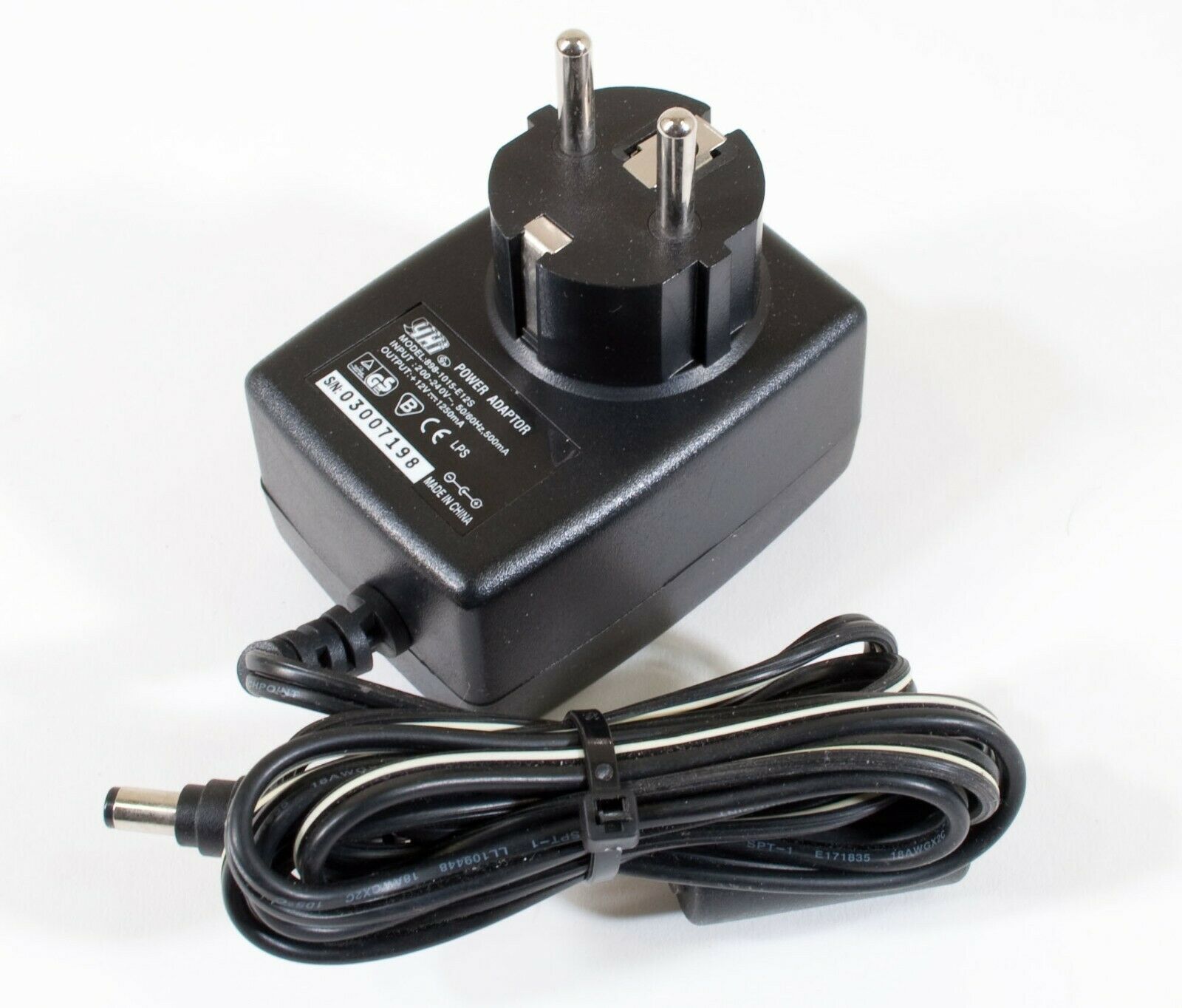 YHi 898-1015-E12S AC Adapter 12V 1250mA Original Power Supply Europlug Output Current: 1250 mA MPN: 898-1015-E12S YHi 898-1015-E12S AC Adapter 12V 1250mA Original Power Supply Europlug Output Current: 1250 mA MPN: 898-1015-E12S