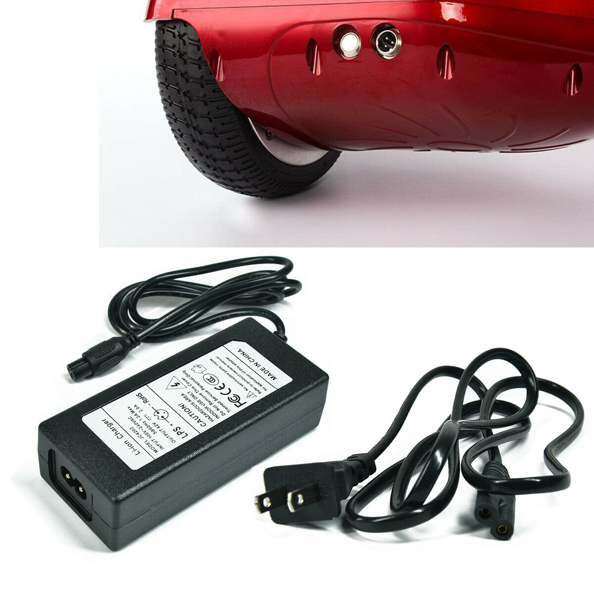 New Charger 42V 2A Adapter For Hoverboard Smart Balance Scooter Wheel Universal Input:: AC 100-240V 50/60Hz MPN: New Charger 42V 2A Adapter For Hoverboard Smart Balance Scooter Wheel Universal Input:: AC 100-240V 50/60Hz MPN: