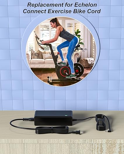 Power Cord Replacement for Echelon Bike Compatible with Echelon EX5S ECHEX-5s ECHEX5s EX-5s-10 EX5S-10 Smart Connect Cyc Power Cord Replacement for Echelon Bike Compatible with Echelon EX5S ECHEX-5s ECHEX5s EX-5s-10 EX5S-10 Smart Connect Cyc
