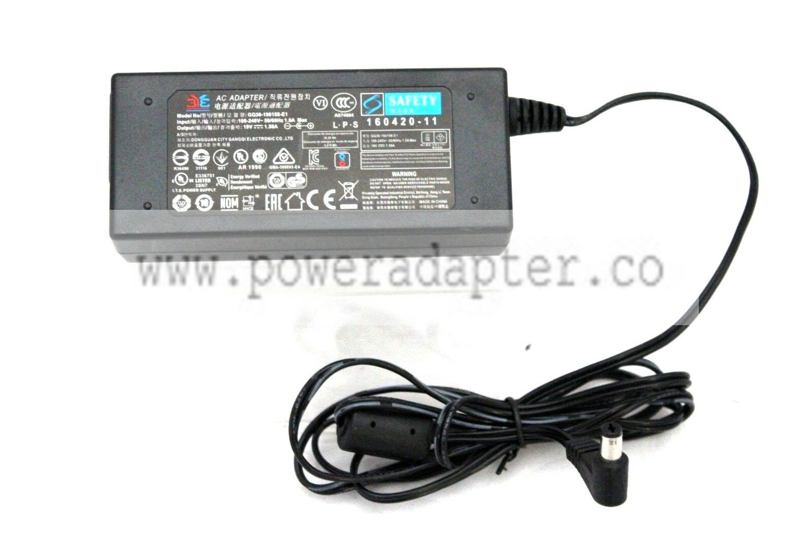 Genuine 3YE AC Adapter Charger GQ30-190158-E1 19V 1.58A Brand: 3YE MPN: Does Not Apply Non-Domestic Product: No Cu Genuine 3YE AC Adapter Charger GQ30-190158-E1 19V 1.58A Brand: 3YE MPN: Does Not Apply Non-Domestic Product: No Cu