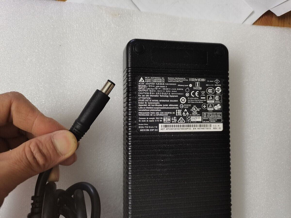 Original 19.5V 16.9A ADP-330AB D For Intel NUC12SNKi72 330W 7.4mm Pin AC Adapter Compatible Brand For ASUS Brand Delta Original 19.5V 16.9A ADP-330AB D For Intel NUC12SNKi72 330W 7.4mm Pin AC Adapter Compatible Brand For ASUS Brand Delta