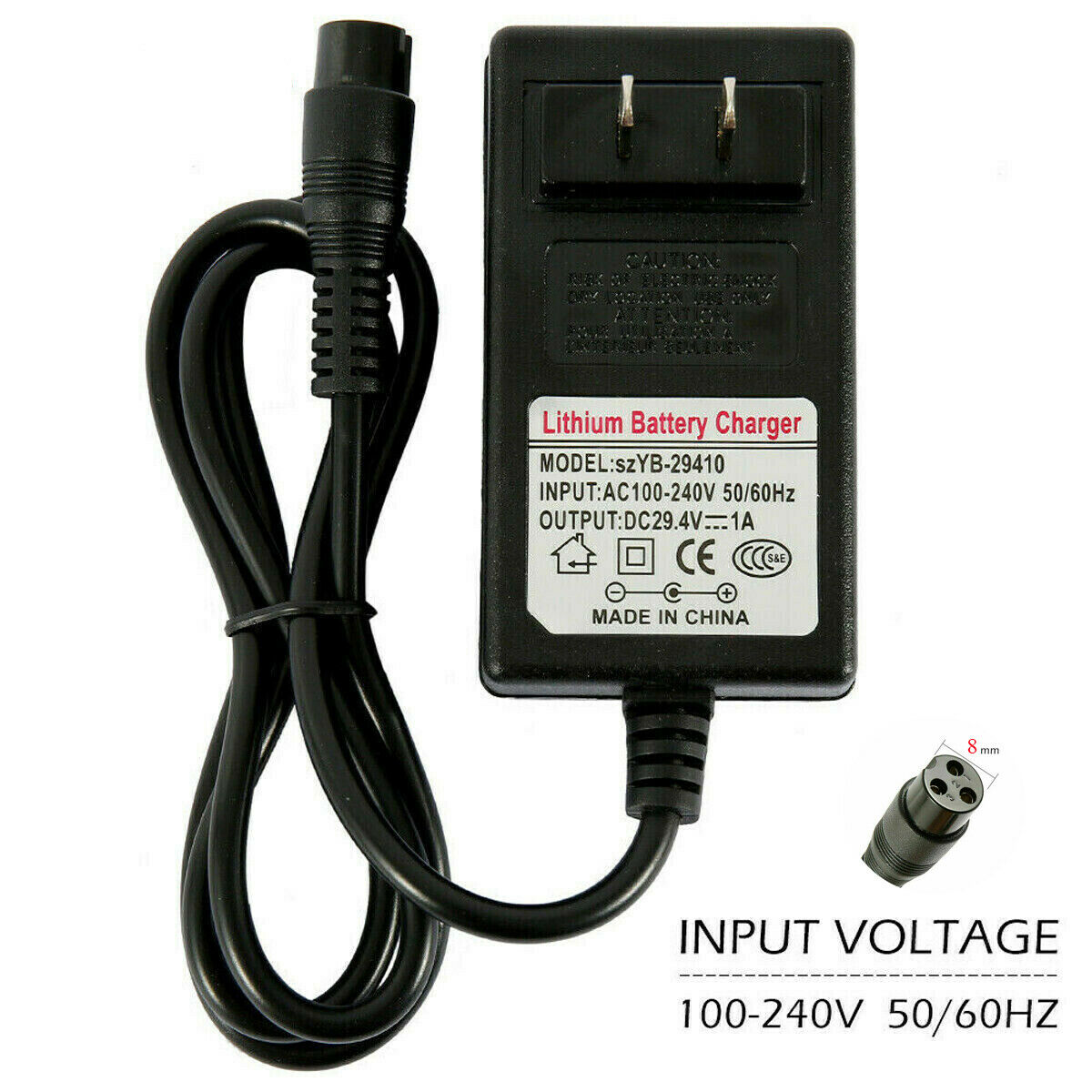 Coming Data CP2915 charger for Jetson X10 Hoverboard Charger 8mm Brand: Unbranded Compatible Battery Type(s): Lead Ac Coming Data CP2915 charger for Jetson X10 Hoverboard Charger 8mm Brand: Unbranded Compatible Battery Type(s): Lead Ac