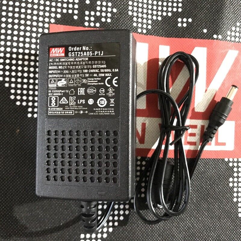1 pcs MEAN WELL GST25A05-P1J 25W 5V 4A power supply Replace GS25A05-P1J Model: MEAN WELL GST25A05-P1J MPN: Does Not A 1 pcs MEAN WELL GST25A05-P1J 25W 5V 4A power supply Replace GS25A05-P1J Model: MEAN WELL GST25A05-P1J MPN: Does Not A