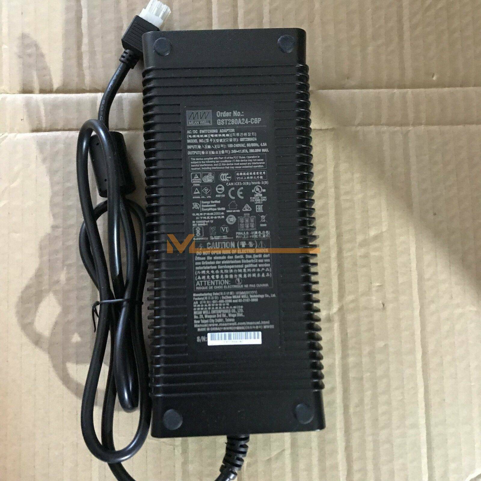 ONE MEAN WELL GST280A24-C6P 280W 24V 11.67A Industrial Adaptor Brand: MW MEAN WELL MPN: Does Not Apply Model: G ONE MEAN WELL GST280A24-C6P 280W 24V 11.67A Industrial Adaptor Brand: MW MEAN WELL MPN: Does Not Apply Model: G