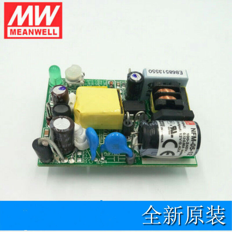 1 pcs MEAN WELL NFM-05-12 5W 12V 0.42A Switching power supply Model: MEAN WELL NFM-05-12 MPN: NFM-05-12 Brand: MEAN 1 pcs MEAN WELL NFM-05-12 5W 12V 0.42A Switching power supply Model: MEAN WELL NFM-05-12 MPN: NFM-05-12 Brand: MEAN