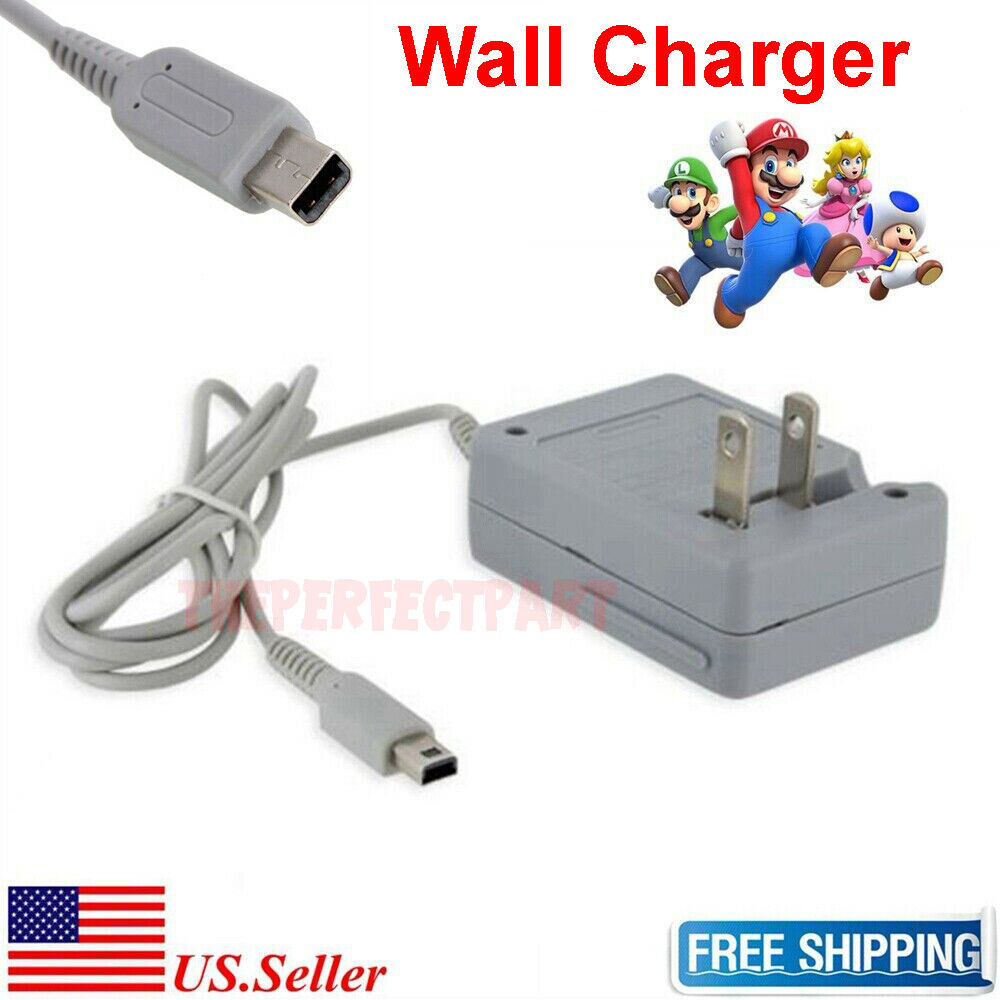 New AC Adapter Home Wall Charger Cable for Nintendo DSi/ 2DS/ 3DS/ DSi XL System Platform Nintendo 3DS Color Gray Compa New AC Adapter Home Wall Charger Cable for Nintendo DSi/ 2DS/ 3DS/ DSi XL System Platform Nintendo 3DS Color Gray Compa