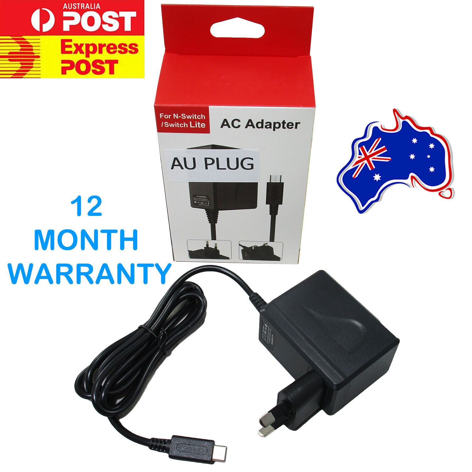 AC ADAPTER POWER SUPPLY CHARGER for Nintendo Switch Console & Dock Cable Lead Model Nintendo Switch Colour Black Countr AC ADAPTER POWER SUPPLY CHARGER for Nintendo Switch Console & Dock Cable Lead Model Nintendo Switch Colour Black Countr