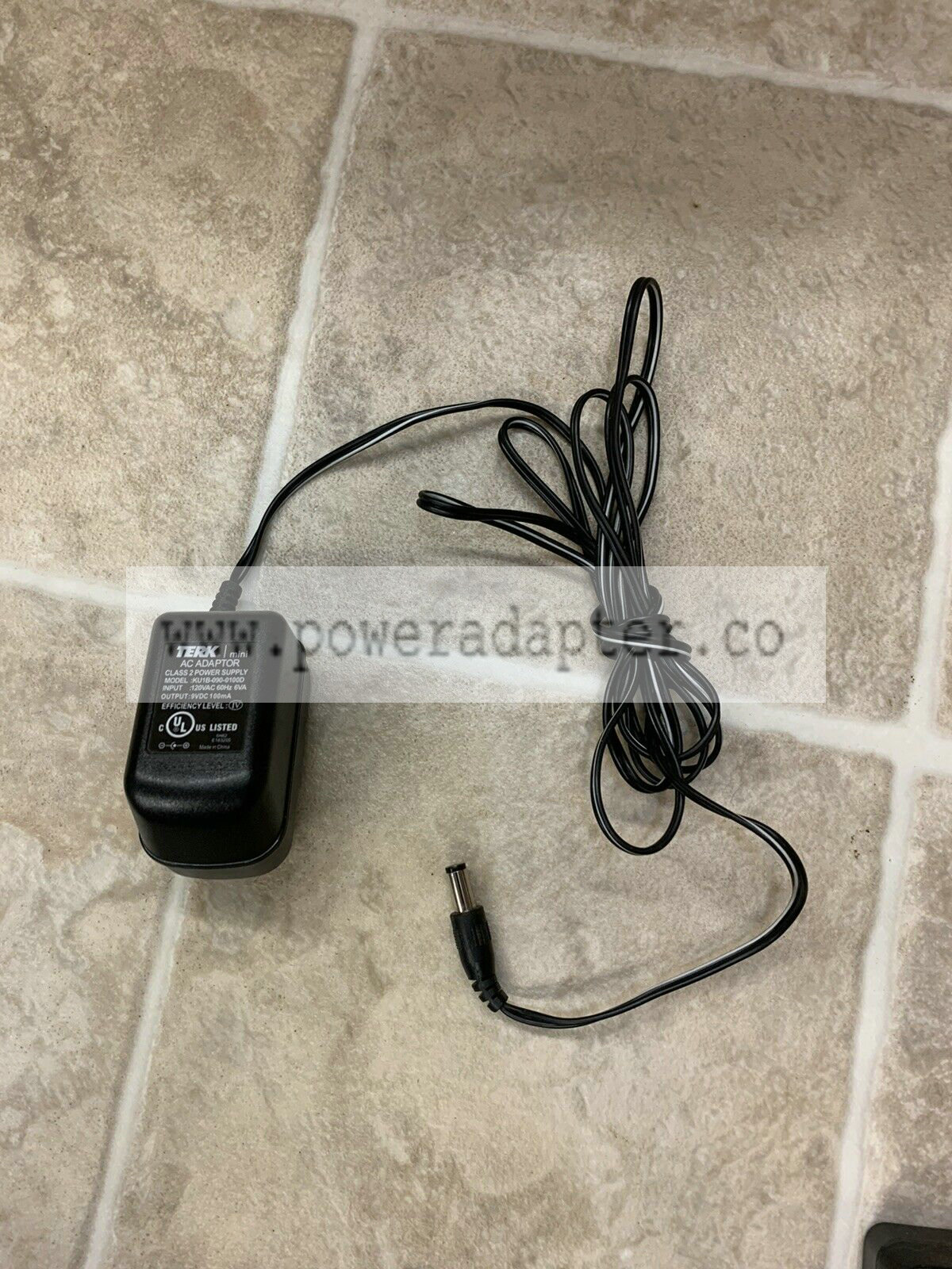 Terk (KU1B-090-0100D) 9V 100mA 60Hz AC Adapter Power Supply Charger Only Brand: TERK Type: POWER SUPPLY Model: KU1B Terk (KU1B-090-0100D) 9V 100mA 60Hz AC Adapter Power Supply Charger Only Brand: TERK Type: POWER SUPPLY Model: KU1B