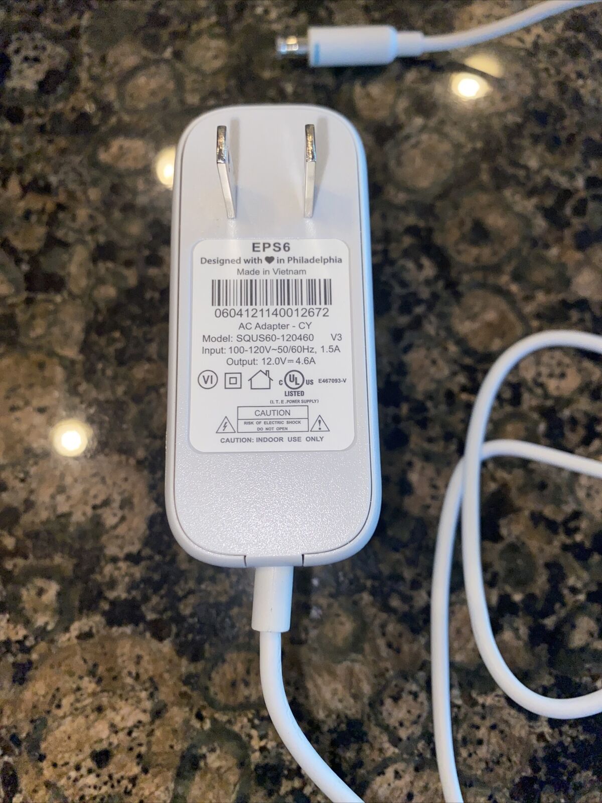 Replacement For Xfinity EPS-6 AC Power Adapter ADH-55AW BA 1.2A 12V 4.6A Color White Brand Xfinity Type AC/AC Adapter Replacement For Xfinity EPS-6 AC Power Adapter ADH-55AW BA 1.2A 12V 4.6A Color White Brand Xfinity Type AC/AC Adapter