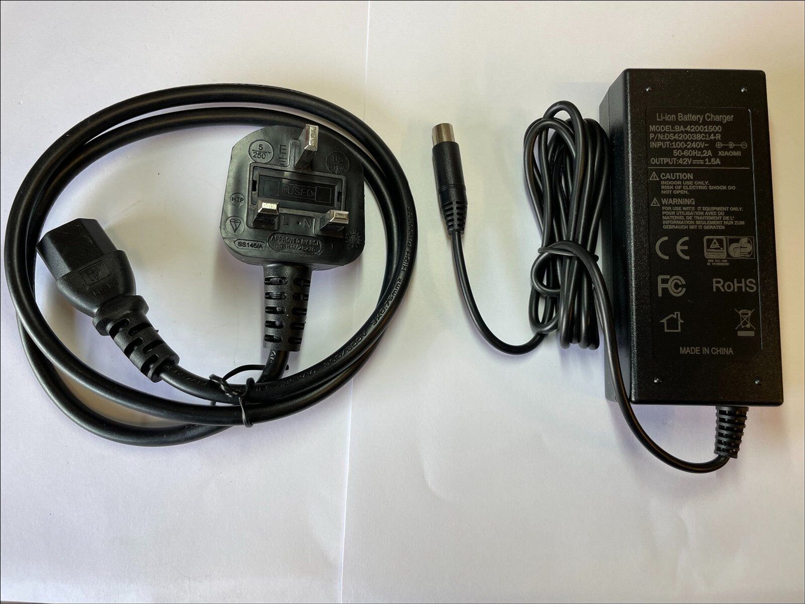 Replacement 42V 1.5A AC-DC Power Adaptor Charger for CityBlitz E-Scooter CB048X MPN BA-4200150 Bundled Items Power Cabl Replacement 42V 1.5A AC-DC Power Adaptor Charger for CityBlitz E-Scooter CB048X MPN BA-4200150 Bundled Items Power Cabl