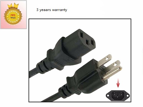 AC Power Cord Cable For Vizio LCD HDTV TV Monitor 1018-0000122 089T402A18NLS MPN: 3-Prong AC Power Cord Features: AC Power Cord Cable For Vizio LCD HDTV TV Monitor 1018-0000122 089T402A18NLS MPN: 3-Prong AC Power Cord Features: