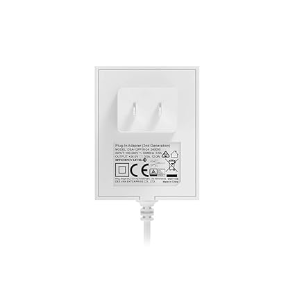 Ring Plug-In Adapter (2nd generation) for Doorbells Plug your Ring Battery Doorbell into a standard indoor outlet for 2 Ring Plug-In Adapter (2nd generation) for Doorbells Plug your Ring Battery Doorbell into a standard indoor outlet for 2