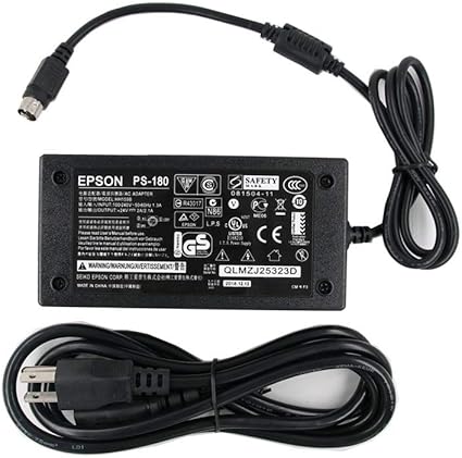 24V AC Adapter Replacement Fit for Epson PS-180 PS-170 PS-150 PSA242 C32C825343 M159A M159B M235A M129C TM-T88II TM Seri 24V AC Adapter Replacement Fit for Epson PS-180 PS-170 PS-150 PSA242 C32C825343 M159A M159B M235A M129C TM-T88II TM Seri