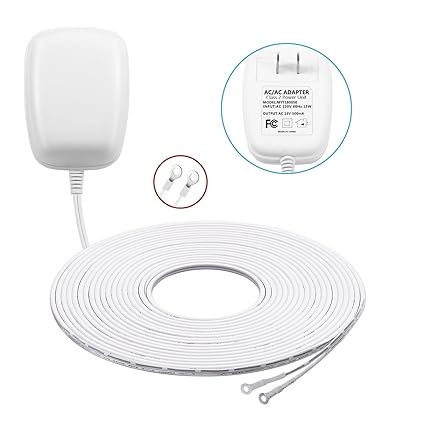 Video doorbell Hardwired Power Transformer, 18V500MA Hardwired Power Adapter, Compatible with Ring, for Nest Video doorb Video doorbell Hardwired Power Transformer, 18V500MA Hardwired Power Adapter, Compatible with Ring, for Nest Video doorb