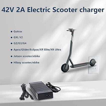 42V 2A Electric Scooter Charger. gotrax Charger.Suitable for gotrax Scooter. GXL V2.Apex.Xr Ultra.XR Elite.G3.G4.GMAX Ul 42V 2A Electric Scooter Charger. gotrax Charger.Suitable for gotrax Scooter. GXL V2.Apex.Xr Ultra.XR Elite.G3.G4.GMAX Ul