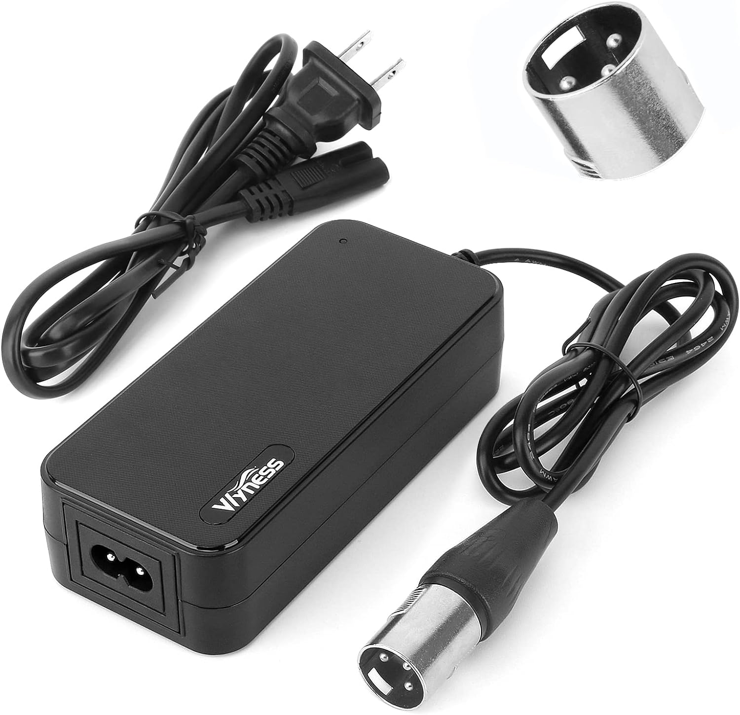 24V 2A Electric Scooter Charger XLR for Go-Go Elite Traveller Plus HD US, Ezip Mountain Trailz, Jazzy Power Chair Charge 24V 2A Electric Scooter Charger XLR for Go-Go Elite Traveller Plus HD US, Ezip Mountain Trailz, Jazzy Power Chair Charge
