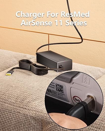 Replacment for Resmed Airsense 11 Power Cord Compatible with ResMed AirSense 11/ResMed AirSense 11 AutoSet/ResMed AirSen Replacment for Resmed Airsense 11 Power Cord Compatible with ResMed AirSense 11/ResMed AirSense 11 AutoSet/ResMed AirSen