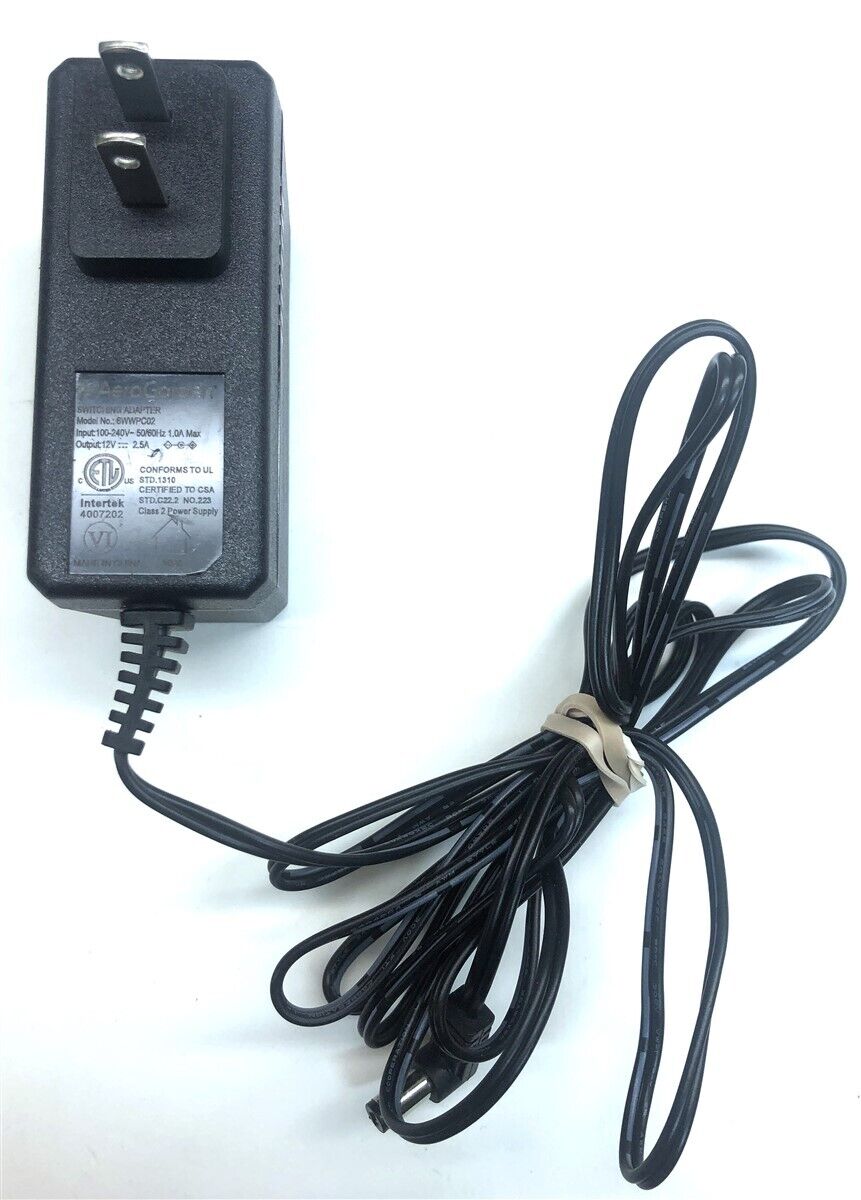 Genuine AeroGarden Harvest Charger AC Adapter Power Supply 6WWPC02 12V 2.5A 30W Brand: AeroGarden Type: AC/DC Adapte Genuine AeroGarden Harvest Charger AC Adapter Power Supply 6WWPC02 12V 2.5A 30W Brand: AeroGarden Type: AC/DC Adapte