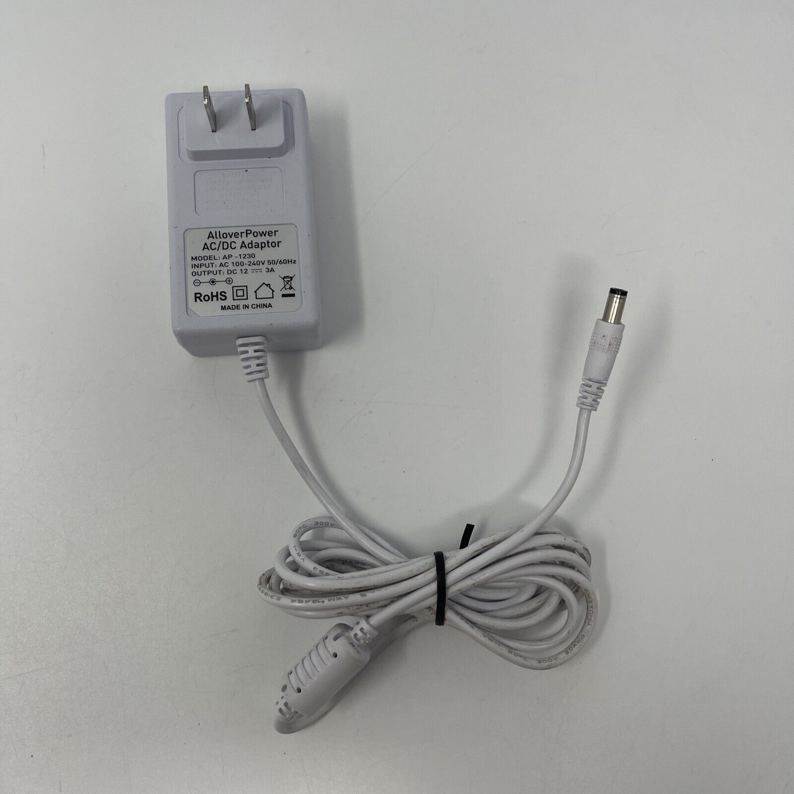 AllOverPower AP-1230 12V DC 3A AC Adapter Power Supply Brand: AllOverPower Type: AC/DC Adapter Connection Split/Du AllOverPower AP-1230 12V DC 3A AC Adapter Power Supply Brand: AllOverPower Type: AC/DC Adapter Connection Split/Du