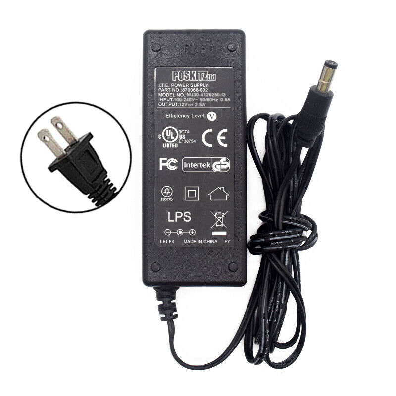 Genuine Power Supply Adapter POSKITZ I.T.E NU30-4120250-I3 AC / DC 12V 2.5A Brand: Leader Electronics MPN: 870066-00 Genuine Power Supply Adapter POSKITZ I.T.E NU30-4120250-I3 AC / DC 12V 2.5A Brand: Leader Electronics MPN: 870066-00