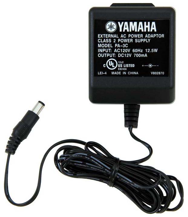 Yamaha PA4 PA40 MDF3 YPP35 DD50 DD20 DD9M AC ADAPTER 12VDC 700mA Yamaha PA4 PA40 MDF3 YPP35 DD50 DD20 DD9M AC ADAPTER 12VDC 700mA